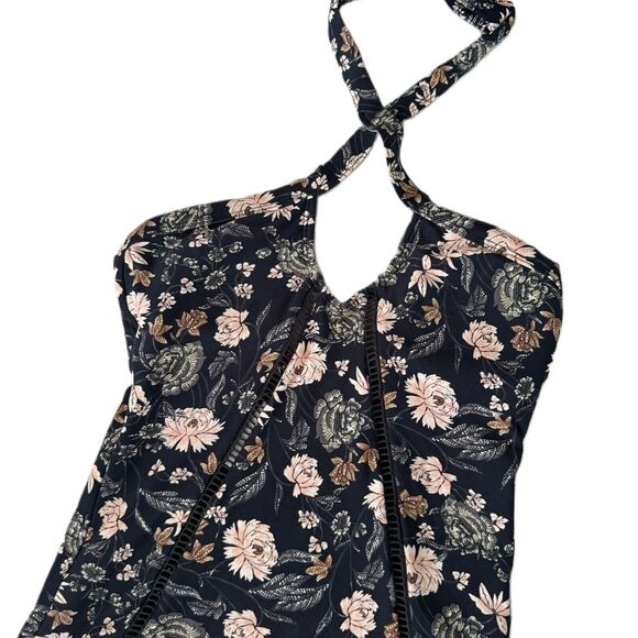 NWOT O'Neill Swimsuit X-small Colleen Floral Deep V-Neck Cheeky One Piece Xs - Picture 4 of 9